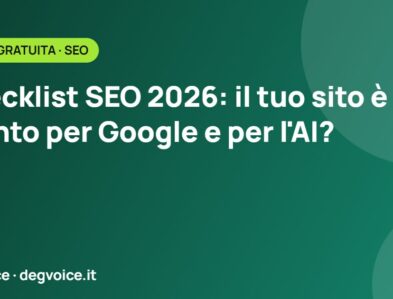 Checklist SEO 2026: il tuo sito è pronto per Google e per l'AI?